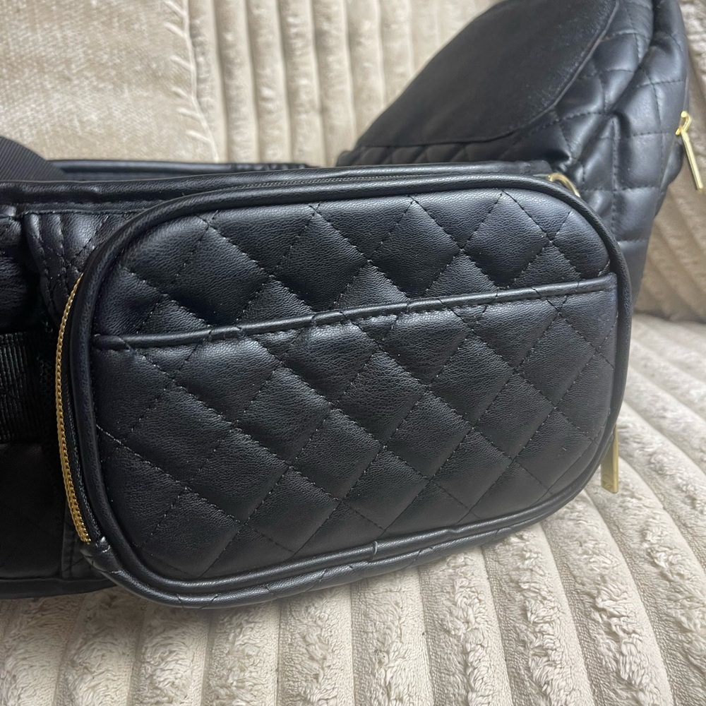Tushbaby Quilted Black Baby Bag - Picture 6 of 10